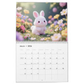 Leuke Dierenkalender 2026 – Schattige Kawaii-stijl Kalender (Mar 2026)