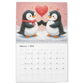 Leuke Dierenkalender 2026 – Schattige Kawaii-stijl Kalender (Feb 2026)