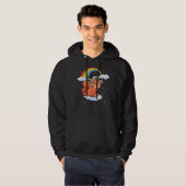 Leuke Dierenliefhebber Regenboog Rode Pandacorn Ee Hoodie (Voorkant volledig)