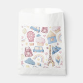 Leuke dierenprint pastelkleuren bedankzakje (Voorkant)