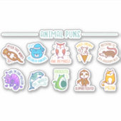 LEUKE DIERENSPELDEN SET STICKER (Voorkant)