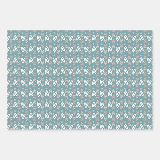 Leuke dierlijke baby's inpakpapier vel (Voorkant 2)