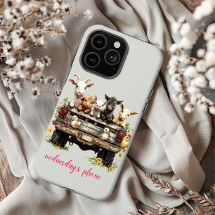 Leuke dierlijke Boerderij op telefoonhoesje iPhone 15 Case