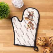 Leuke dierlijke chef tijger maken magie ovenwant (Top down)