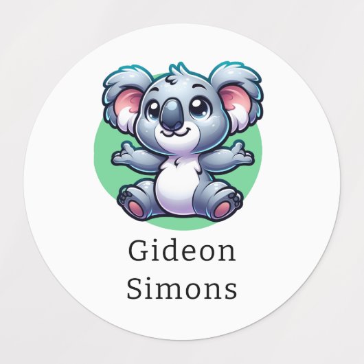 Leuke dierlijke labels (Design 1)