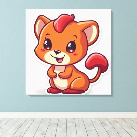 Leuke dierlijke Prints (Insitu (Houten vloer))