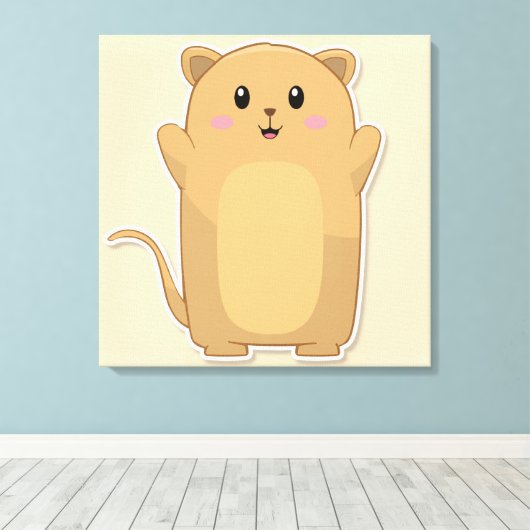 Leuke dierlijke Prints (Insitu (Houten vloer))