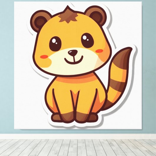 Leuke dierlijke Prints (Insitu (Houten vloer))