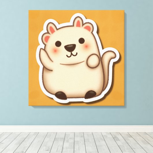 Leuke dierlijke Prints (Insitu (Houten vloer))