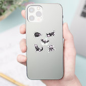 Leuke dierlijke skeletten sticker pack (Telefoon)
