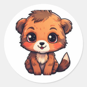 Leuke dierlijke stickers voor een schattig dier