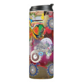 Leuke dierlijke thermische tumbler thermosbeker (Gedraaid links)