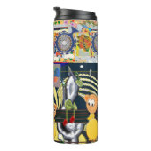 Leuke dierlijke thermische tumbler thermosbeker (Geroteerd rechts)