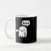 Leuke dikke geest van afkeuring Boo Halloween Koffiemok (Links)