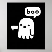 Leuke dikke geest van afkeuring Boo Halloween Poster (Voorkant)