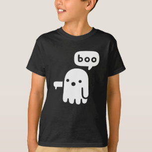 Leuke dikke geest van afkeuring Boo Halloween T-shirt