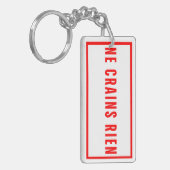 Leuke dingen voor de auto sleutelhanger (Voorkant Links)