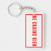 Leuke dingen voor de auto sleutelhanger (Voorkant)