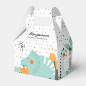 Leuke Dino Dinosaurussen Verjaardagsfeestje Bedankdoosjes (Voorkant Zijde)
