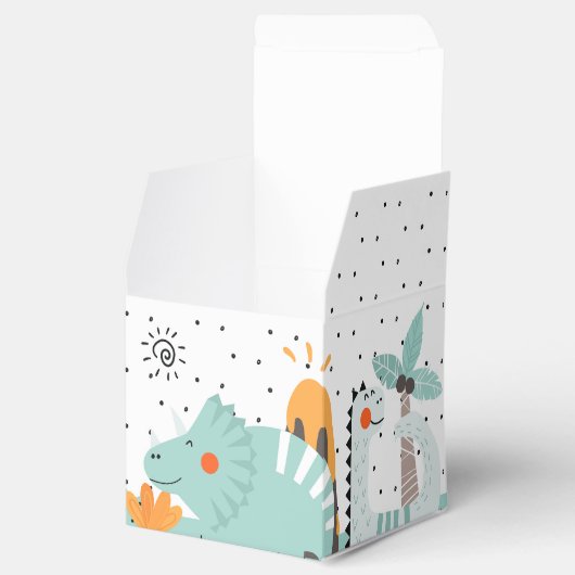 Leuke Dino Dinosaurussen Verjaardagsfeestje Bedankdoosjes (Geopend)