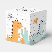 Leuke Dino Dinosaurussen Verjaardagsfeestje Bedankdoosjes (Achterkant)