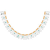 Leuke Dino Dinosaurussen Verjaardagsfeestje Vlaggetjes (Alle)