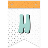 Leuke Dino Dinosaurussen Verjaardagsfeestje Vlaggetjes (Tweede vlag)