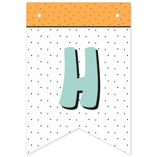 Leuke Dino Dinosaurussen Verjaardagsfeestje Vlaggetjes (Tweede vlag)