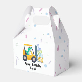 Leuke dino tractor Vrachtwagen Verjaardag School B Bedankdoosjes