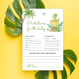 Leuke Dinosaur Baby shower voorspellingen en advie