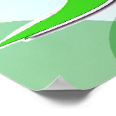 Leuke Dinosaur Familie kleine Roze Dino Ei Poster (Hoek)