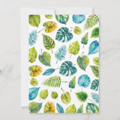 Leuke dinosaurus Baby shower uitnodiging (Achterkant)