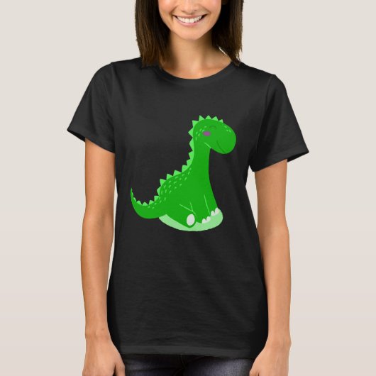 Leuke dinosaurus baby t-shirt (Voorkant)