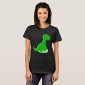 Leuke dinosaurus baby t-shirt (Voorkant volledig)