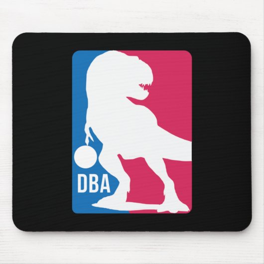 Leuke dinosaurus basketbal muismat (Voorkant)