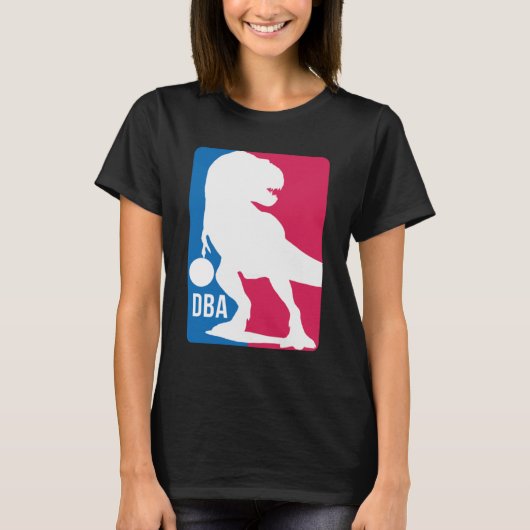 Leuke dinosaurus basketbal t-shirt (Voorkant)