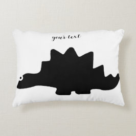 Leuke dinosaurus decoratieve accentkussen accent kussen