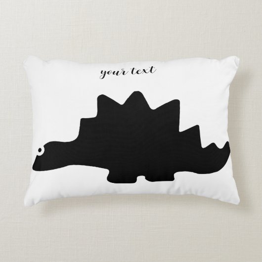 Leuke dinosaurus decoratieve accentkussen accent kussen (Voorkant)