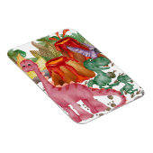 Leuke dinosaurus en uitbarstende vulkaan magneet (Rechterzijde)