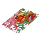 Leuke dinosaurus en uitbarstende vulkaan magneet (Linkerzijde)