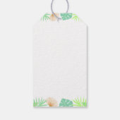 Leuke Dinosaurus Jungle Verjaardagsfeestje Bedankt Cadeaulabel (Achterkant)