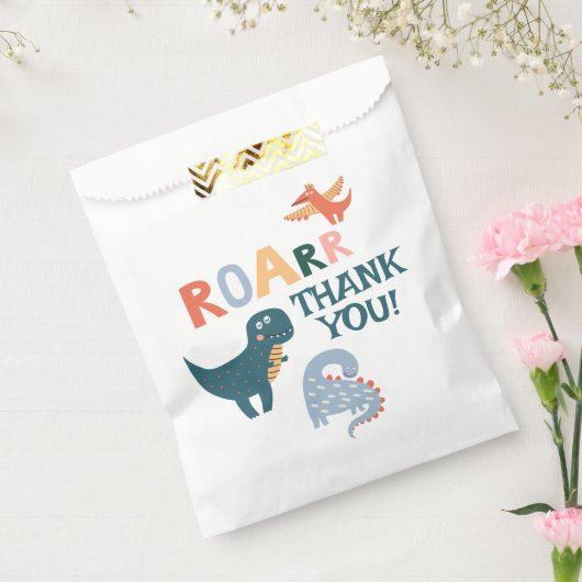 Leuke Dinosaurus Kids Verjaardagsfeestje Bedankzakje (Gezegeld)