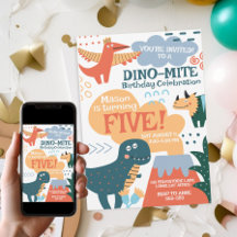 Leuke Dinosaurus Kids Verjaardagsfeestje
