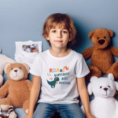 Leuke Dinosaurus Kids Verjaardagsfeestje T-shirt