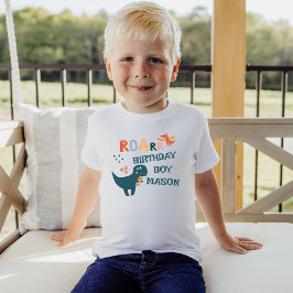 Leuke Dinosaurus Kids Verjaardagsfeestje T-shirt