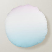 Leuke dinosaurus kleurrijke raket School Verjaarda Rond Kussen (Achterkant)