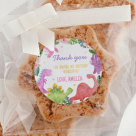 Leuke dinosaurus labels Verjaardag Baby shower