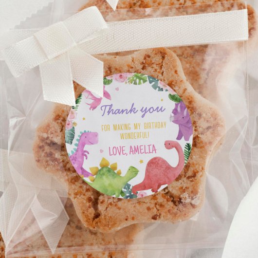 Leuke dinosaurus labels Verjaardag Baby shower