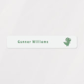 Leuke dinosaurus school naam labels (Design 2)