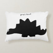 Leuke Dinosaurus Sierkussen Accent Kussen (Voorkant)